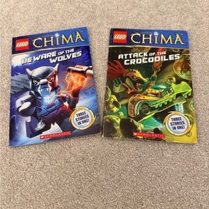 LEGO Chima Three Stories Book with Blue and Green Cover